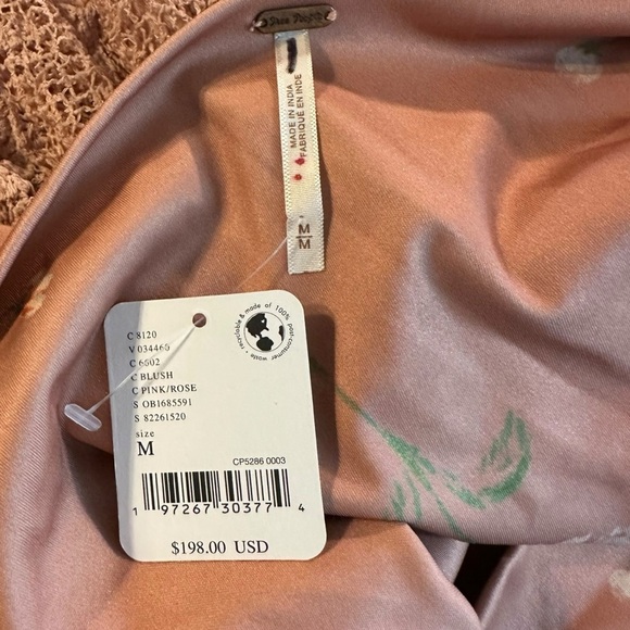 Free People Ethereal Dainty Lace Floral Convertible Maxi Dress Skirt Medium NWT - Picture 14 of 17